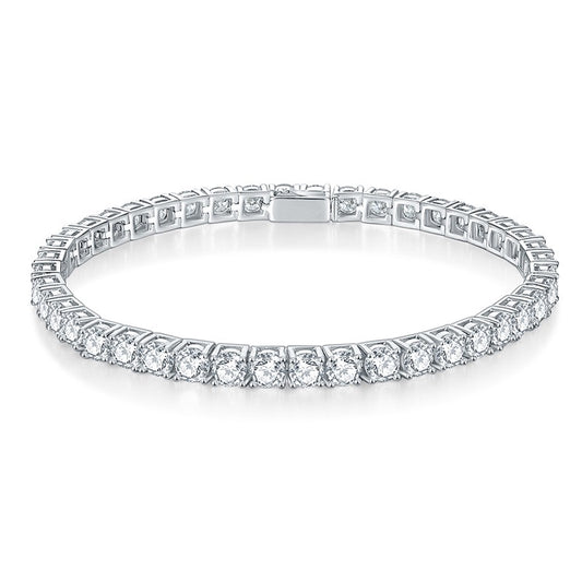 Moissanite 4-prong Tennis Bracelet