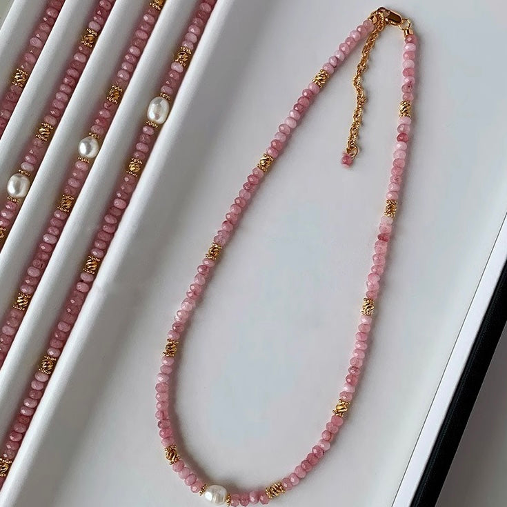 Peach Red Stone Set