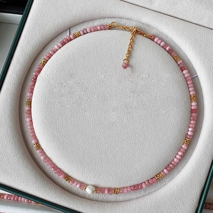 Peach Red Stone Set