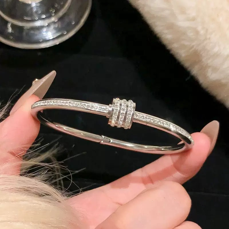 Steel Minimalist Bangle