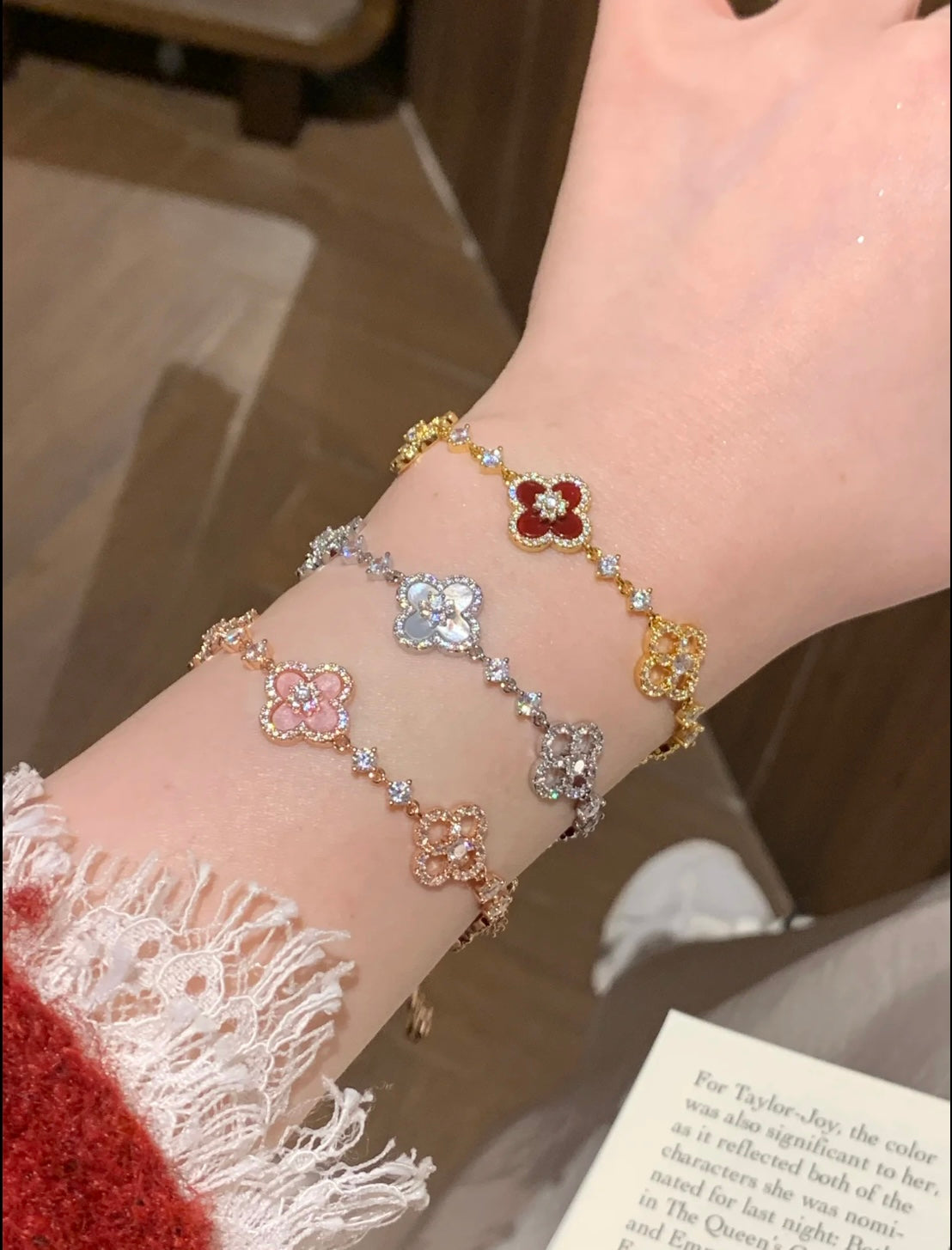 STARLIGHT PETAL CLEEF BRACELET