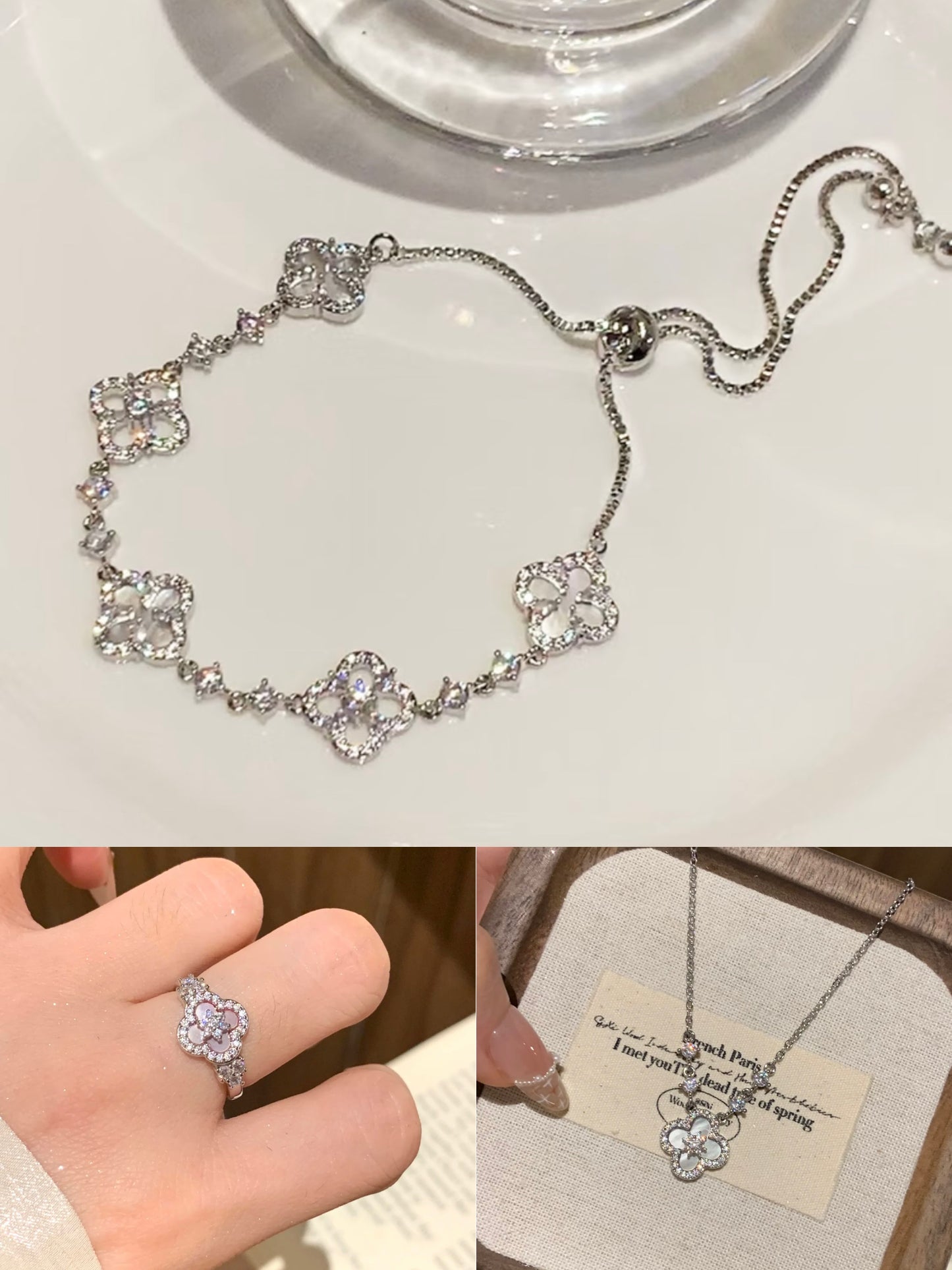 STARLIGHT PETAL CLEEF BRACELET